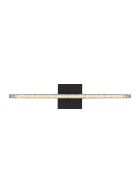 Visual Comfort Modern MDBA18427B LED Bath Vanity, Nightshade Black