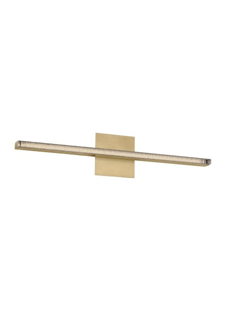 Visual Comfort Modern MDBA18427NB LED Bath Vanity, Natural Brass