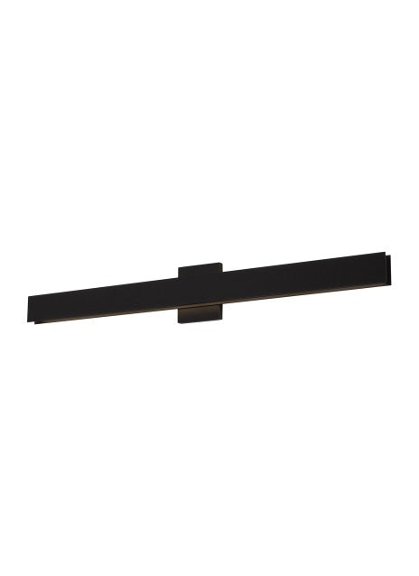 Visual Comfort Modern SLBA11030B LED Bath Vanity, Nightshade Black
