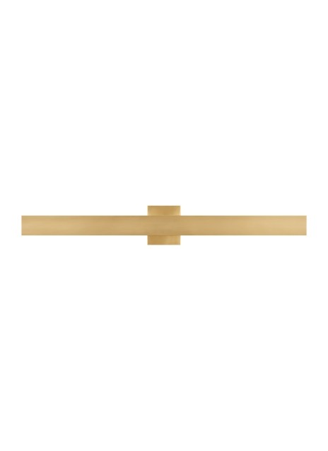 Visual Comfort Modern SLBA11030NB LED Bath Vanity, Natural Brass