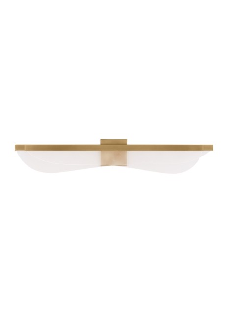 Visual Comfort Modern SLBA14730BR LED Bath Vanity, Plated Brass