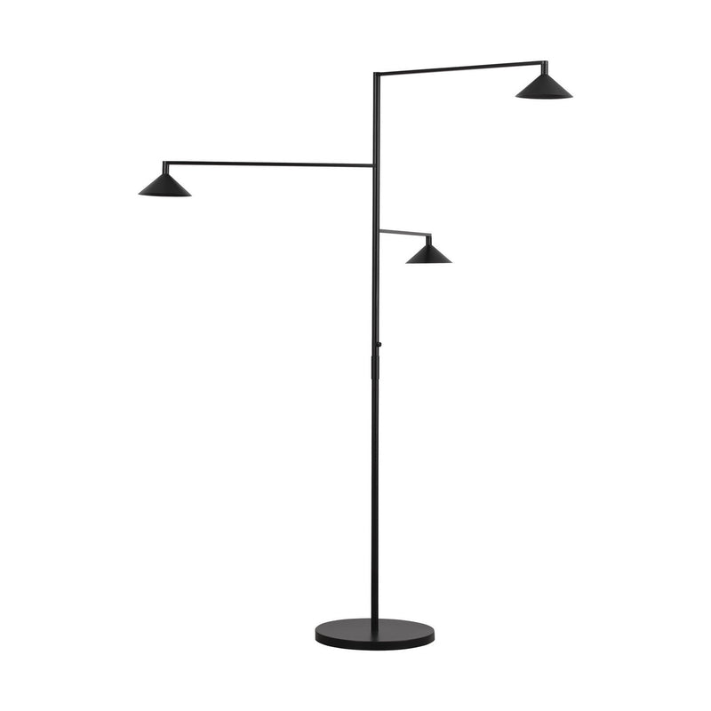 Visual Comfort Modern SLOFL26127B LED Outdoor Floor Lamp, Black