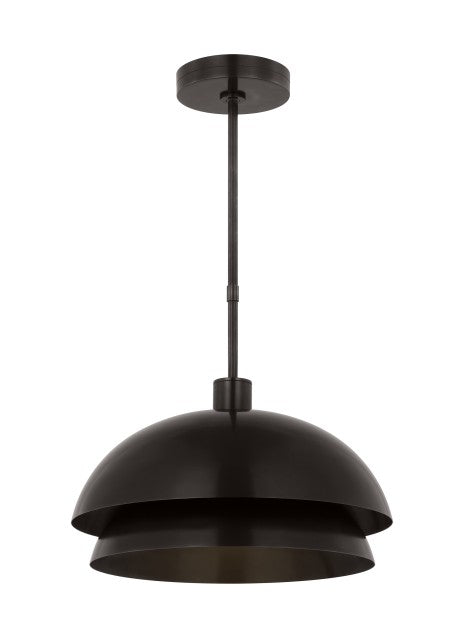 Visual Comfort Modern SLPD13427BZ LED Pendant, Dark Bronze