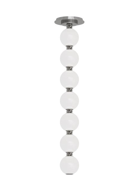 Visual Comfort Modern SLPD22630NS LED Pendant, Polished Nickel