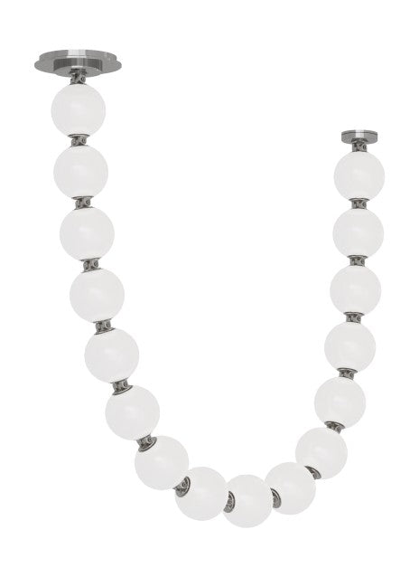 Visual Comfort Modern SLPD23127NR LED Pendant, Polished Nickel