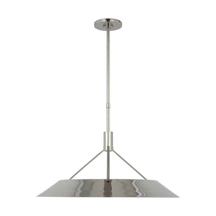 Visual Comfort Modern SLPD26727N LED Pendant, Polished Nickel