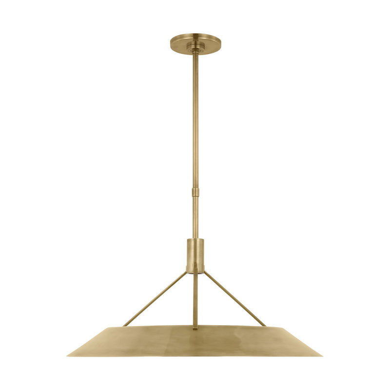 Visual Comfort Modern SLPD26727NB LED Pendant, Natural Brass