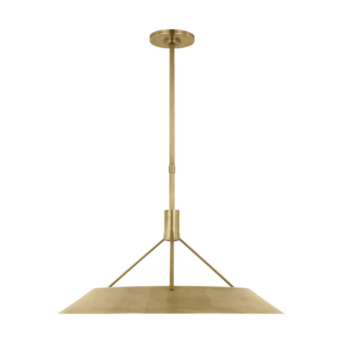 Visual Comfort Modern SLPD26727NB LED Pendant, Natural Brass