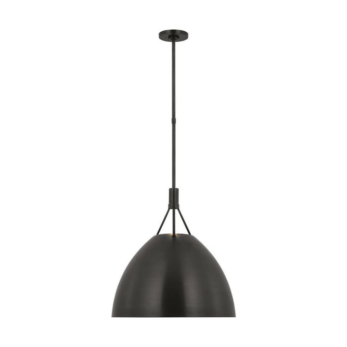 Visual Comfort Modern SLPD26827BZ LED Pendant, Dark Bronze