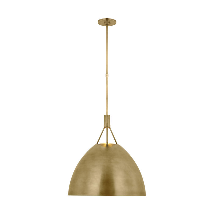 Visual Comfort Modern SLPD26827NB LED Pendant, Natural Brass