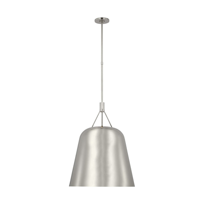 Visual Comfort Modern SLPD26927N LED Pendant, Polished Nickel