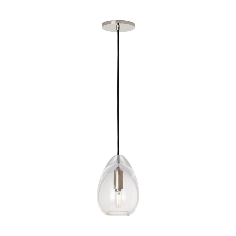 Visual Comfort Modern SLPD278CN Pendant, Polished Nickel