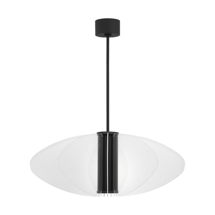 Visual Comfort Modern SLPD28430B LED Pendant, Nightshade Black