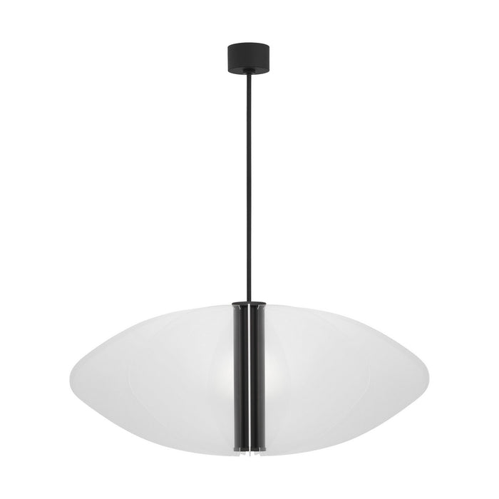 Visual Comfort Modern SLPD28530B LED Pendant, Nightshade Black