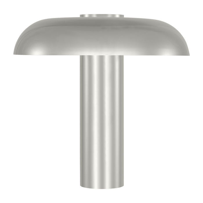 Visual Comfort Modern SLTB26627N LED Table Lamp, Polished Nickel