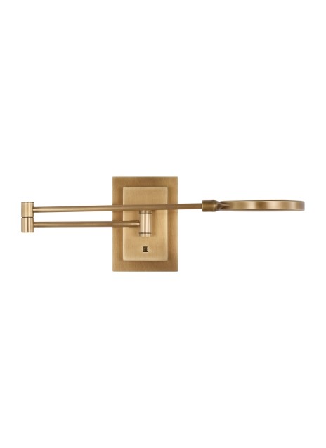 Visual Comfort Modern SLTS14330BR LED Wall Sconce, Plated Brass