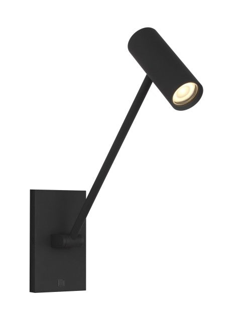 Visual Comfort Modern SLTS14530B LED Wall Sconce, Nightshade Black