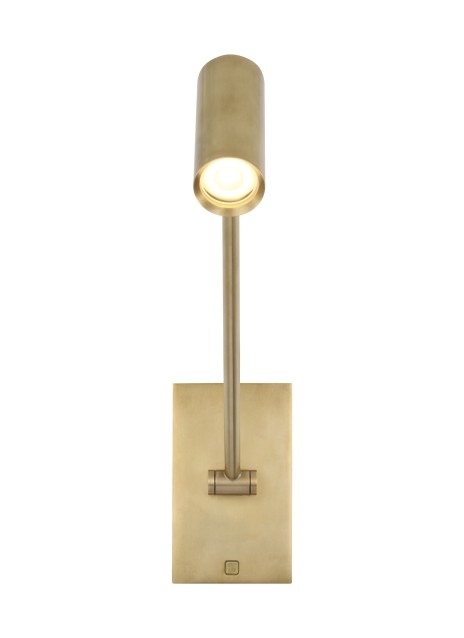 Visual Comfort Modern SLTS14530NB LED Wall Sconce, Natural Brass