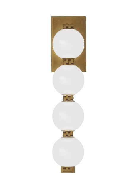 Visual Comfort Modern SLWS22527NB LED Wall Sconce, Natural Brass