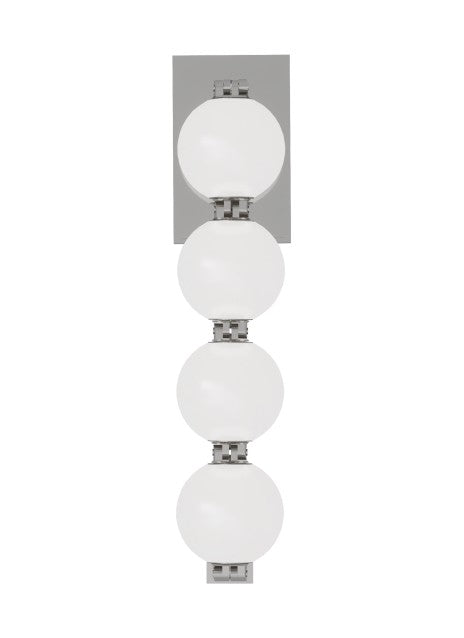 Visual Comfort Modern SLWS22530N LED Wall Sconce, Polished Nickel