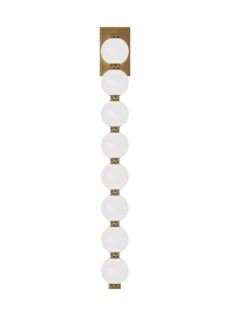Visual Comfort Modern SLWS22827NB LED Wall Sconce, Natural Brass