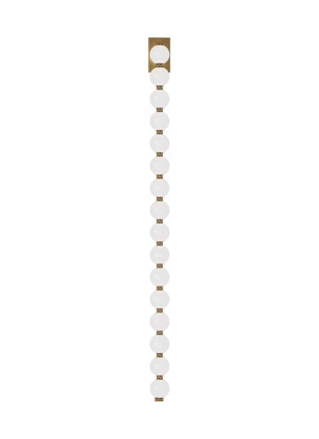 Visual Comfort Modern SLWS23227NB LED Wall Sconce, Natural Brass