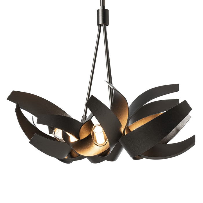 Hubbardton Forge 136501-SKT-MULT-14-YE0352 Six Light Pendant, Oil Rubbed Bronze