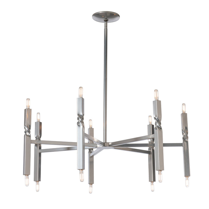 Hubbardton Forge 137431-SKT-MULT-85 14 Light Pendant, Sterling