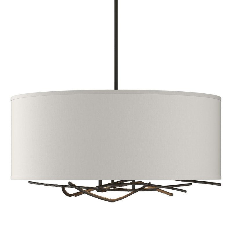 Hubbardton Forge 137665-SKT-MULT-07-SE2201 Three Light Pendant, Dark Smoke
