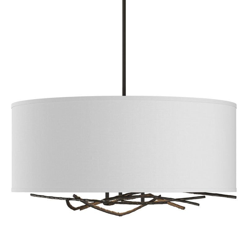 Hubbardton Forge 137665-SKT-MULT-07-SF2201 Three Light Pendant, Dark Smoke