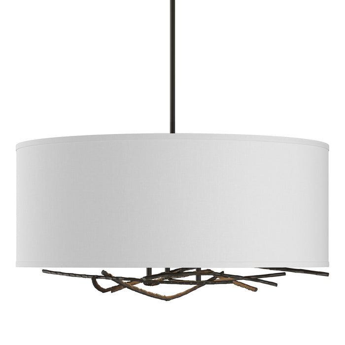 Hubbardton Forge 137665-SKT-MULT-07-SF2201 Three Light Pendant, Dark Smoke
