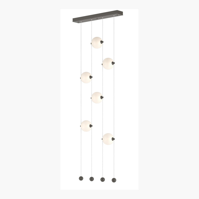 Hubbardton Forge 139055-LED-STND-07-GG0668 LED Pendant, Dark Smoke