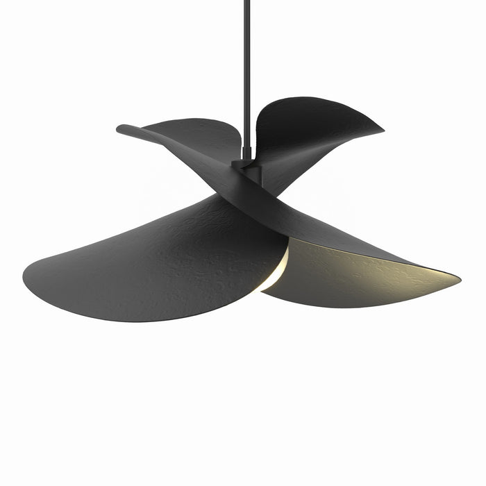Hubbardton Forge 139455-SKT-MULT-07 One Light Pendant, Dark Smoke