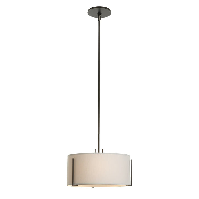Hubbardton Forge 139600-SKT-MULT-07-SE1590 Three Light Pendant, Dark Smoke