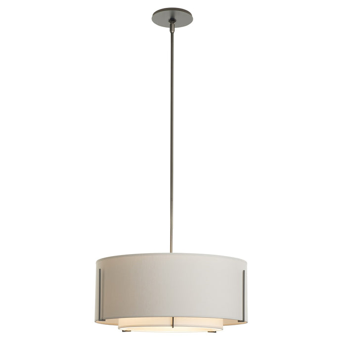Hubbardton Forge 139605-SKT-MULT-07-SF1590-SE2290 Three Light Pendant, Dark Smoke