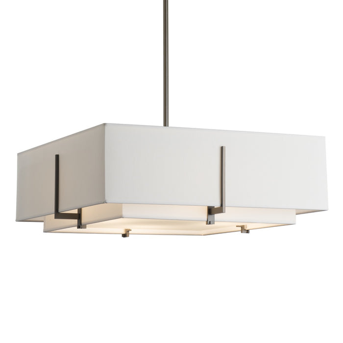 Hubbardton Forge 139630-SKT-MULT-07-SF1605-SF2012 Four Light Pendant, Dark Smoke