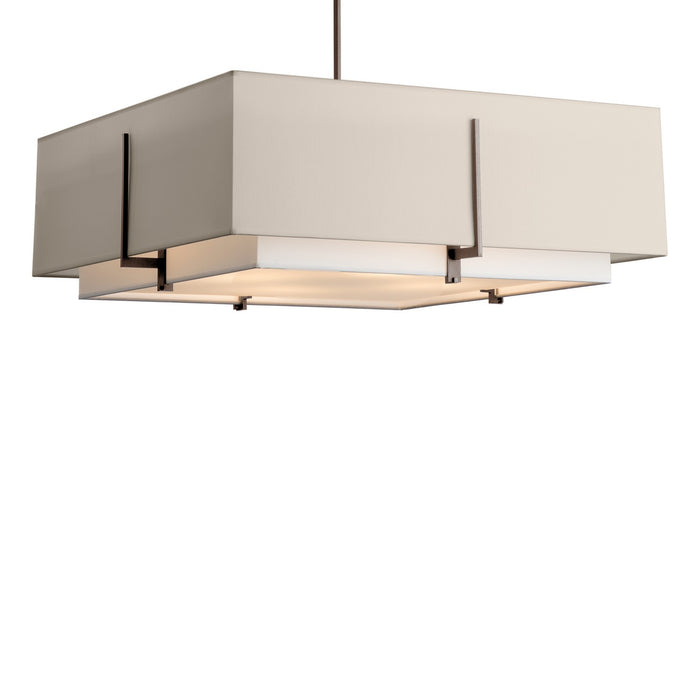 Hubbardton Forge 139635-SKT-MULT-05-SF2012-SE2401 Four Light Pendant, Bronze