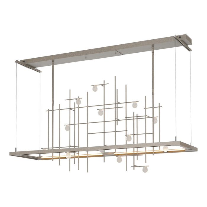 Hubbardton Forge 139752-LED-STND-07-YG0500 LED Pendant, Dark Smoke