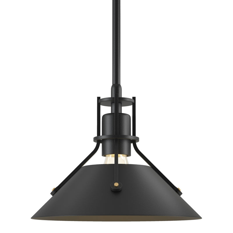 Hubbardton Forge 184250-SKT-MULT-10-10 One Light Mini Pendant, Black