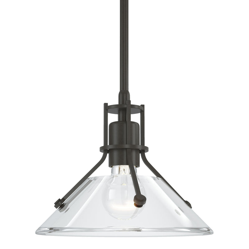 Hubbardton Forge 184253-SKT-MULT-07-ZM0673 One Light Mini Pendant, Dark Smoke