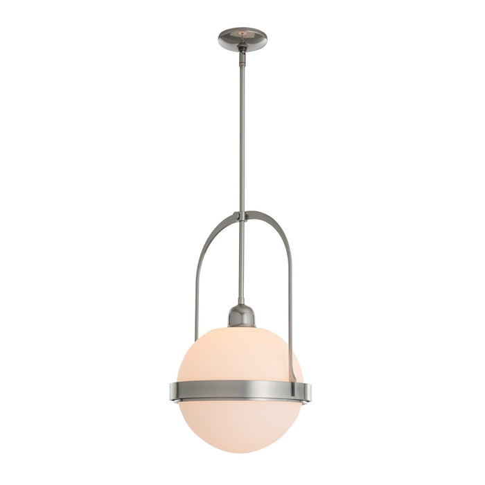 Hubbardton Forge 187460-SKT-MULT-85-GG0605 One Light Mini Pendant, Sterling