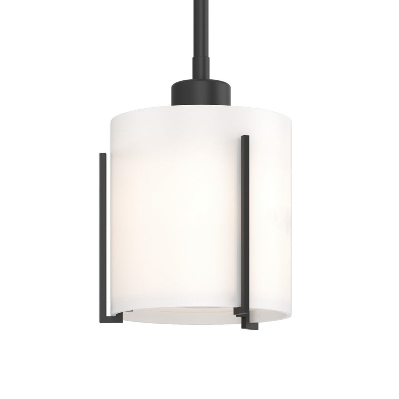 Hubbardton Forge 187650-SKT-MULT-10-GG0140 One Light Mini Pendant, Black