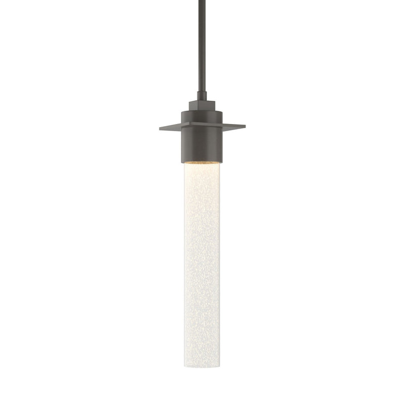 Hubbardton Forge 187910-SKT-MULT-07-II0254 One Light Mini Pendant, Dark Smoke