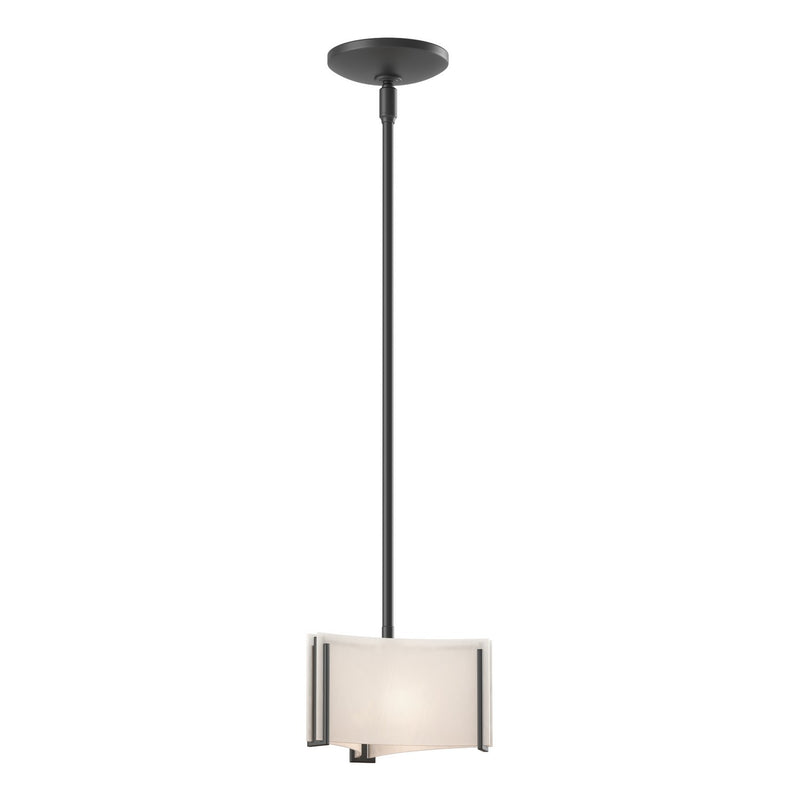 Hubbardton Forge 188100-SKT-MULT-10-BB0156 One Light Mini Pendant, Black