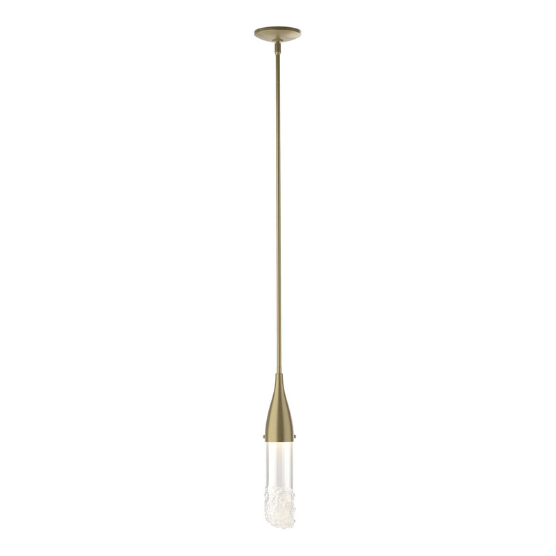 Hubbardton Forge 188900-SKT-MULT-84-ZM0617 One Light Mini Pendant, Soft Gold
