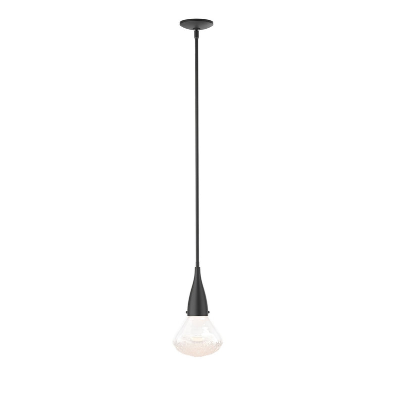 Hubbardton Forge 188902-SKT-MULT-10-ZM0676 One Light Mini Pendant, Black