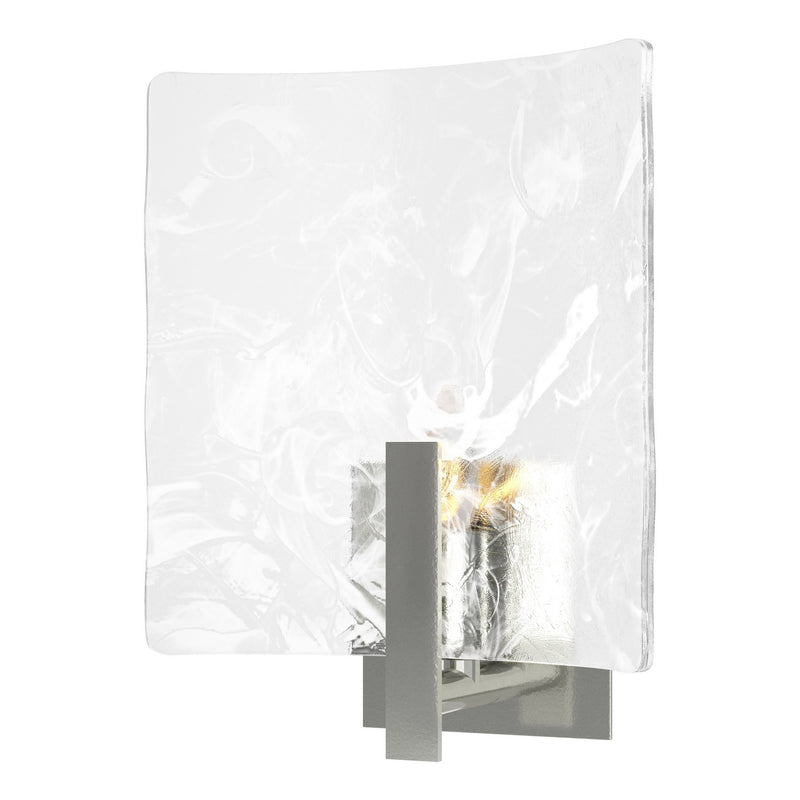 Hubbardton Forge 201310-SKT-85-YR0699 One Light Bath Sconce, Sterling