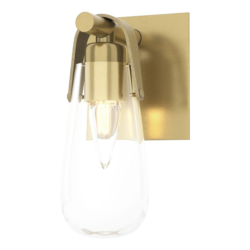 Hubbardton Forge 201330-SKT-86-ZM0718 One Light Bath Sconce, Modern Brass