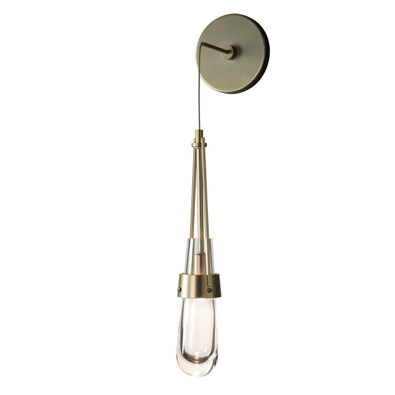 Hubbardton Forge 201395-SKT-86-ZM0434 LED Wall Sconce, Modern Brass