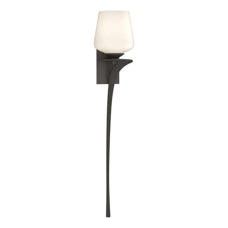 Hubbardton Forge 204710-SKT-RGT-07-GG0236 One Light Wall Sconce, Dark Smoke